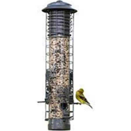 John James Audubon Audubon-woodlink-Dragonfly Squirrel Proof Tube Feeder- Gray 2.5 Pound Cap NA32431 990998